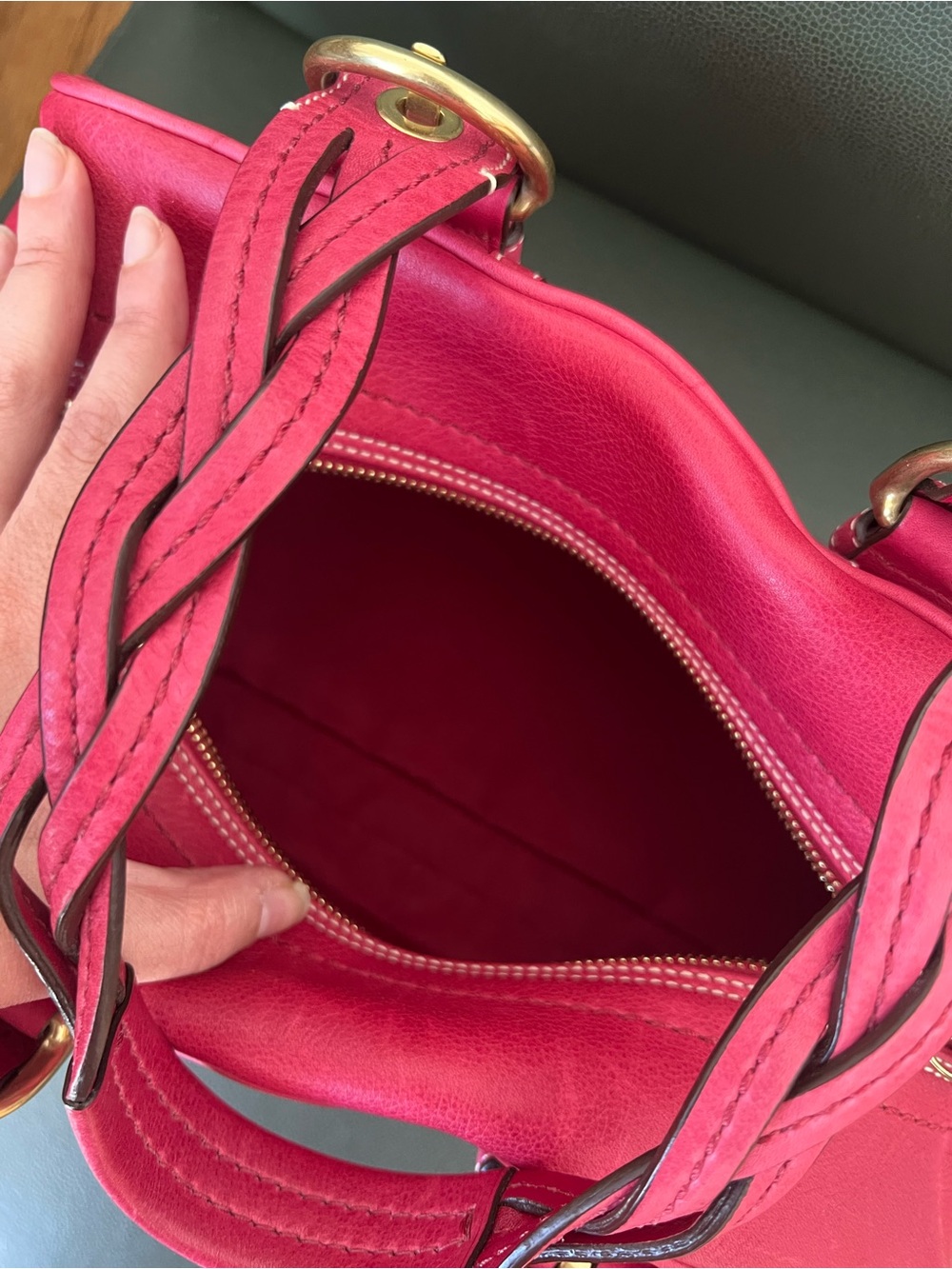 COACH Pink SoHo Braided Handle MIA - Gem